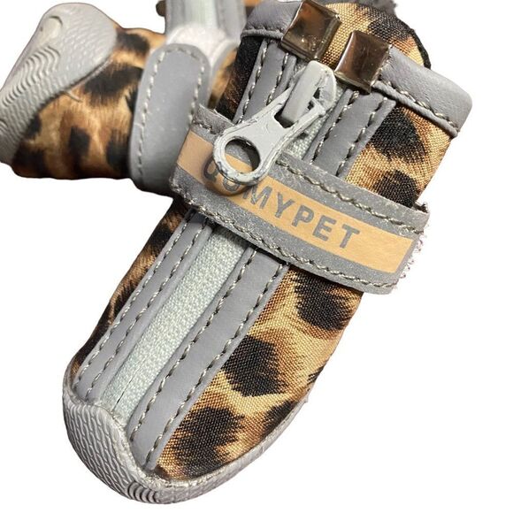 Leopard Print Little Dog Boots - Picture 5 of 8